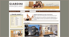 Desktop Screenshot of giardinimmobiliare.it